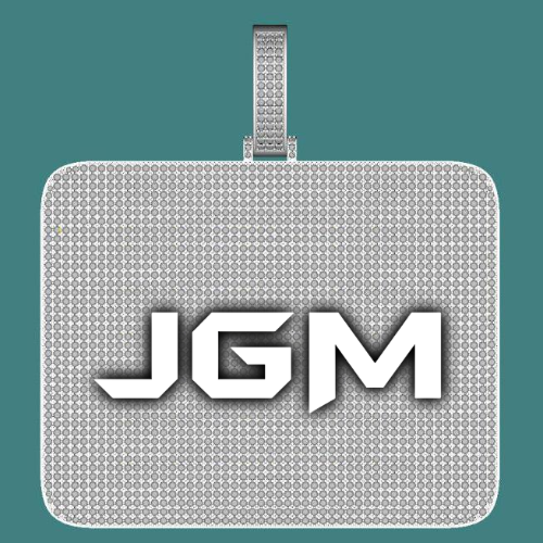 CUSTOM LETTER NECKLACE 3D BIG SQUARE