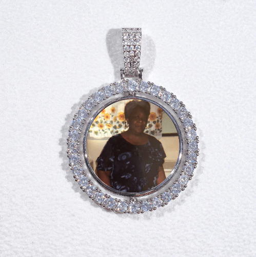 3D Spinning 2-Faced Custom Picture Pendant