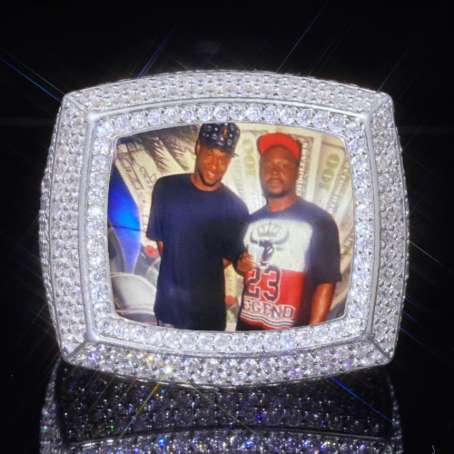 3D CUSTOM PICTURE ICED RING