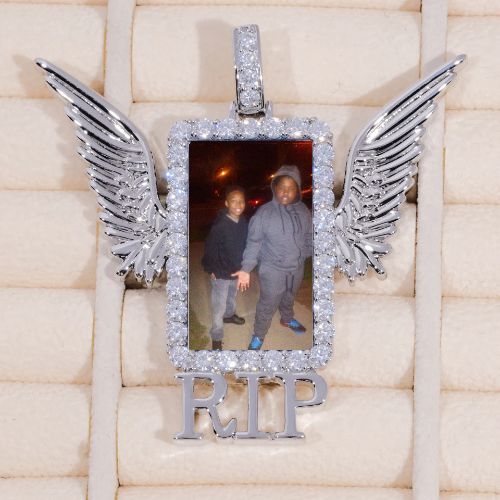 RIP WING 3D CUSTOM PICTURE PENDANT