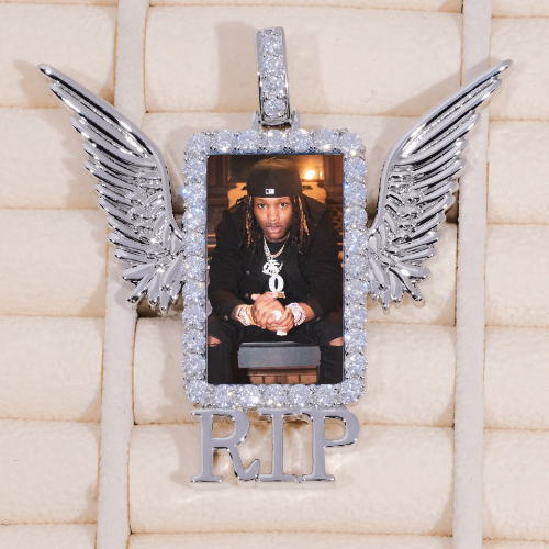 RIP WING 3D CUSTOM PICTURE PENDANT