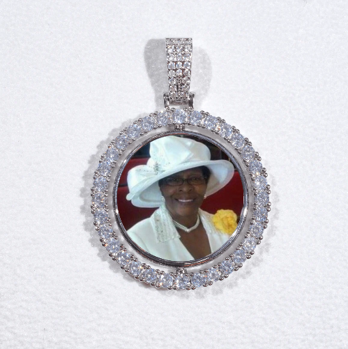 3D Spinning 2-Faced Custom Picture Pendant