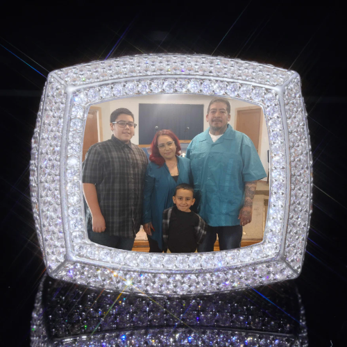 3D CUSTOM PICTURE ICED RING
