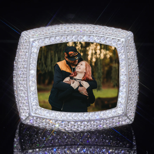 3D CUSTOM PICTURE ICED RING
