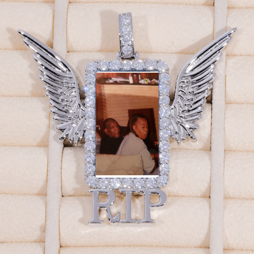 RIP WING 3D CUSTOM PICTURE PENDANT