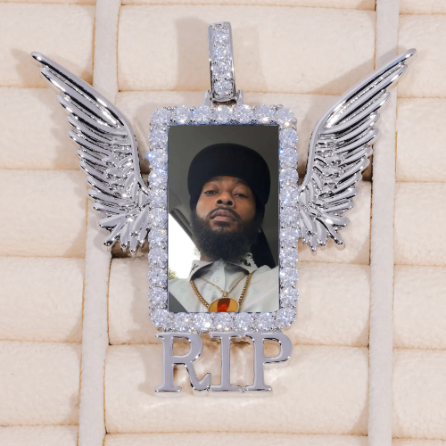 RIP WING 3D CUSTOM PICTURE PENDANT