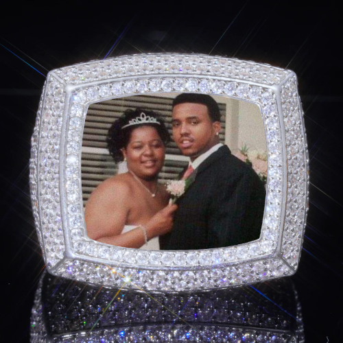 3D CUSTOM PICTURE ICED RING