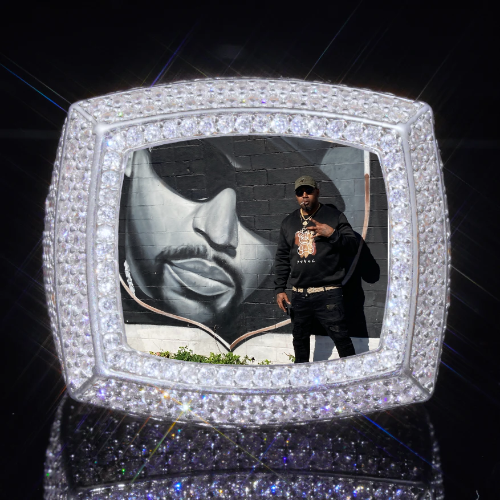 3D CUSTOM PICTURE ICED RING