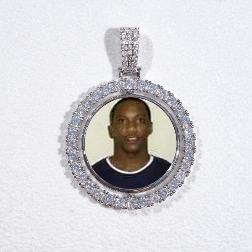 3D Spinning 2-Faced Custom Picture Pendant