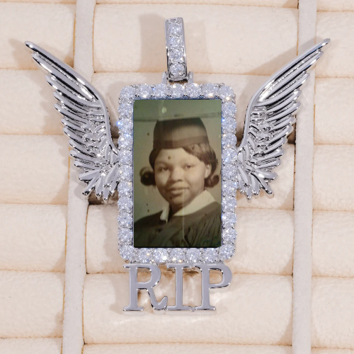 RIP WING 3D CUSTOM PICTURE PENDANT