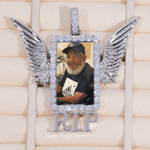 RIP WING 3D CUSTOM PICTURE PENDANT