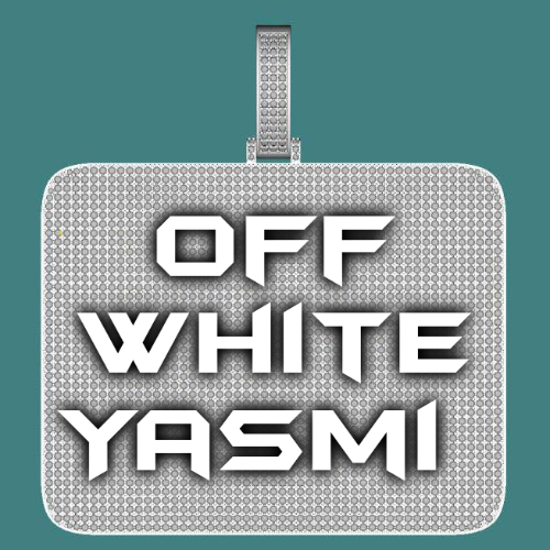 CUSTOM LETTER NECKLACE 3D BIG SQUARE