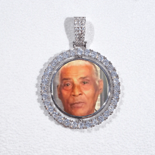 3D Spinning 2-Faced Custom Picture Pendant