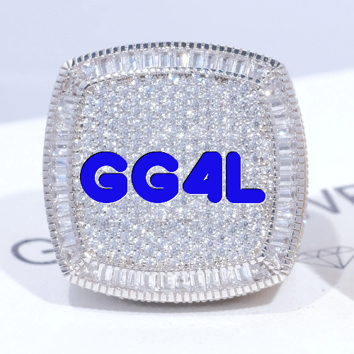 CUSTOM LETTER 3D ICED RING