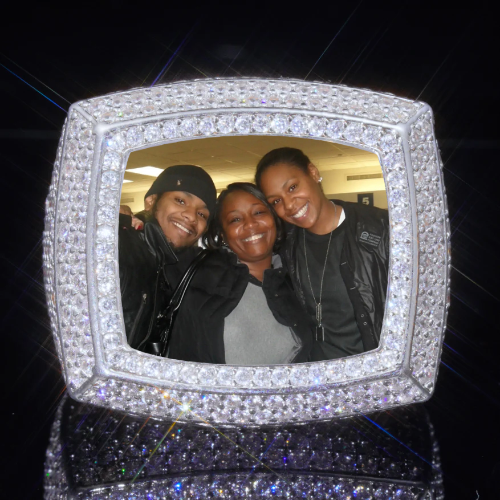 3D CUSTOM PICTURE ICED RING