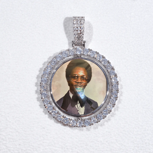 3D Spinning 2-Faced Custom Picture Pendant
