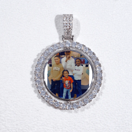 3D Spinning 2-Faced Custom Picture Pendant