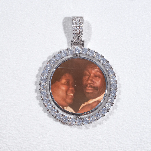 3D Spinning 2-Faced Custom Picture Pendant