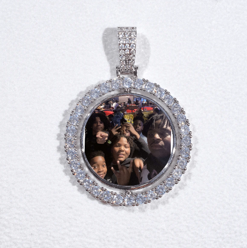 3D Spinning 2-Faced Custom Picture Pendant