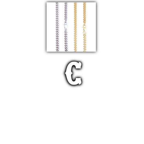 Custom Letters Freibeuter Font Necklace