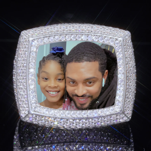 3D CUSTOM PICTURE ICED RING