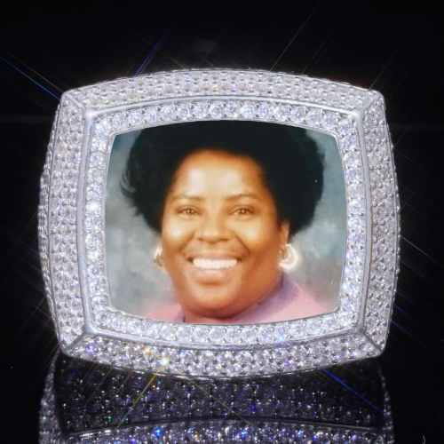 3D CUSTOM PICTURE ICED RING