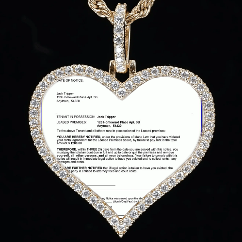 CUSTOM PICTURE PENDANT STYLE-3