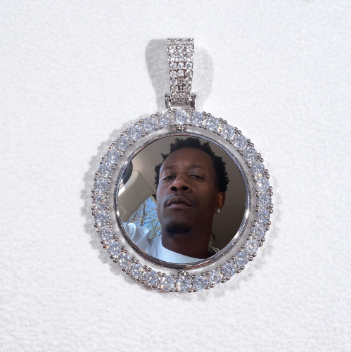 3D Spinning 2-Faced Custom Picture Pendant