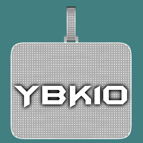 CUSTOM LETTER NECKLACE 3D BIG SQUARE