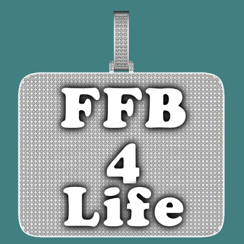 CUSTOM LETTER NECKLACE 3D BIG SQUARE