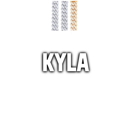 Custom Letters Baguette Two Layer Necklace