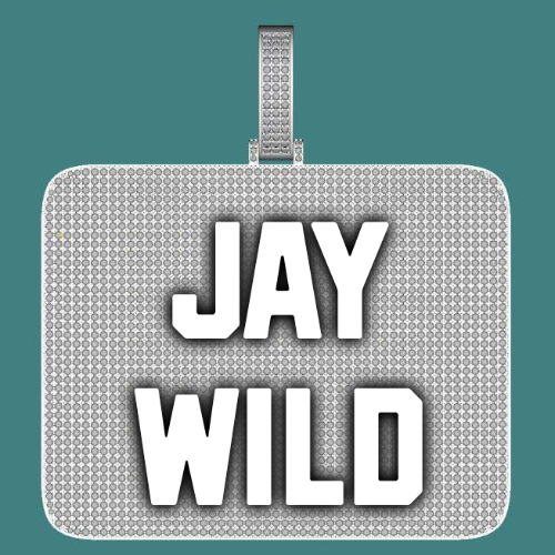 CUSTOM LETTER NECKLACE 3D BIG SQUARE