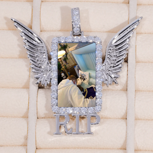 RIP WING 3D CUSTOM PICTURE PENDANT