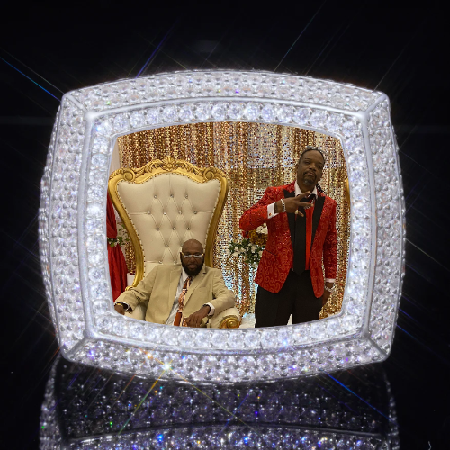 3D CUSTOM PICTURE ICED RING