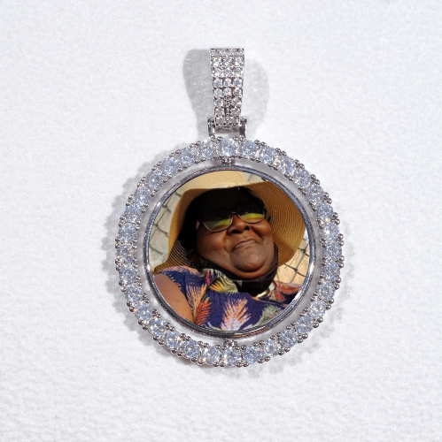 3D Spinning 2-Faced Custom Picture Pendant