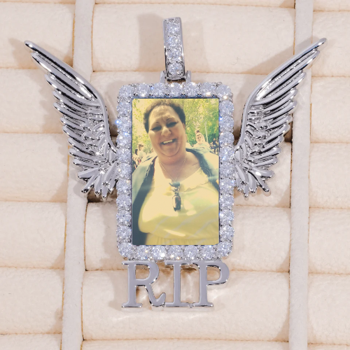 RIP WING 3D CUSTOM PICTURE PENDANT
