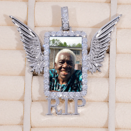 RIP WING 3D CUSTOM PICTURE PENDANT