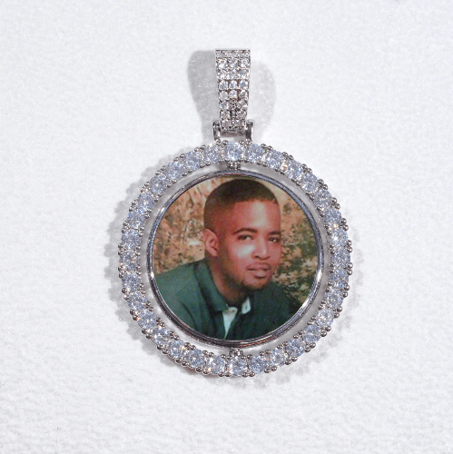 3D Spinning 2-Faced Custom Picture Pendant