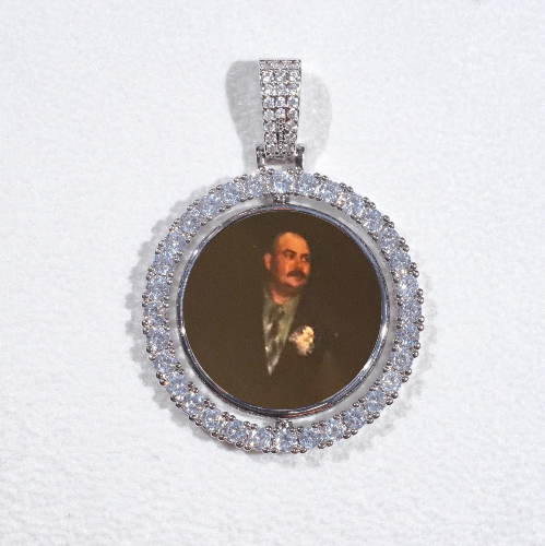 3D Spinning 2-Faced Custom Picture Pendant