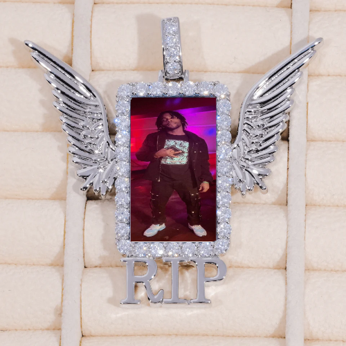 RIP WING 3D CUSTOM PICTURE PENDANT