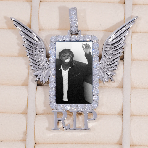 RIP WING 3D CUSTOM PICTURE PENDANT