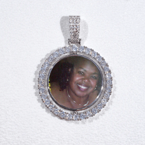 3D Spinning 2-Faced Custom Picture Pendant
