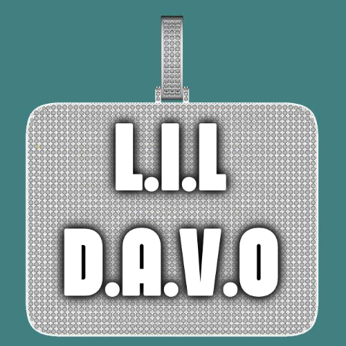 CUSTOM LETTER NECKLACE 3D BIG SQUARE