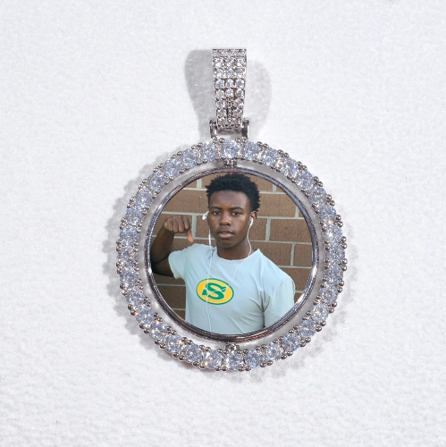 3D Spinning 2-Faced Custom Picture Pendant