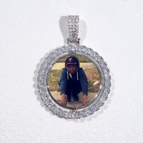 3D Spinning 2-Faced Custom Picture Pendant
