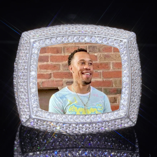 3D CUSTOM PICTURE ICED RING