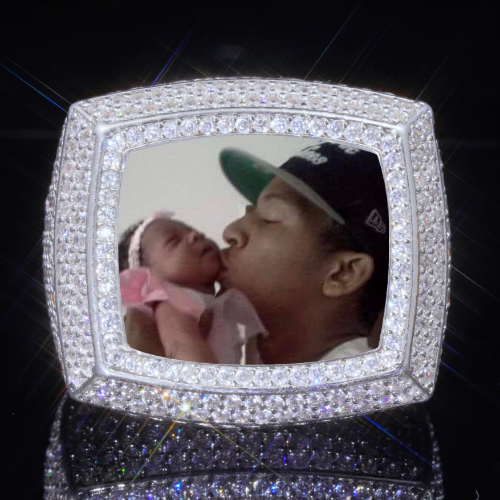 3D CUSTOM PICTURE ICED RING