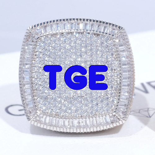CUSTOM LETTER 3D ICED RING