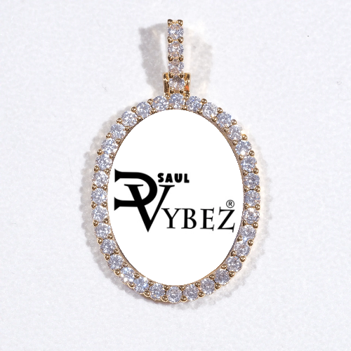 3D Oval Custom Picture Pendant