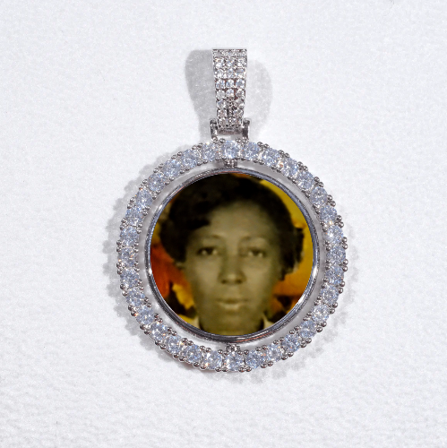 3D Spinning 2-Faced Custom Picture Pendant